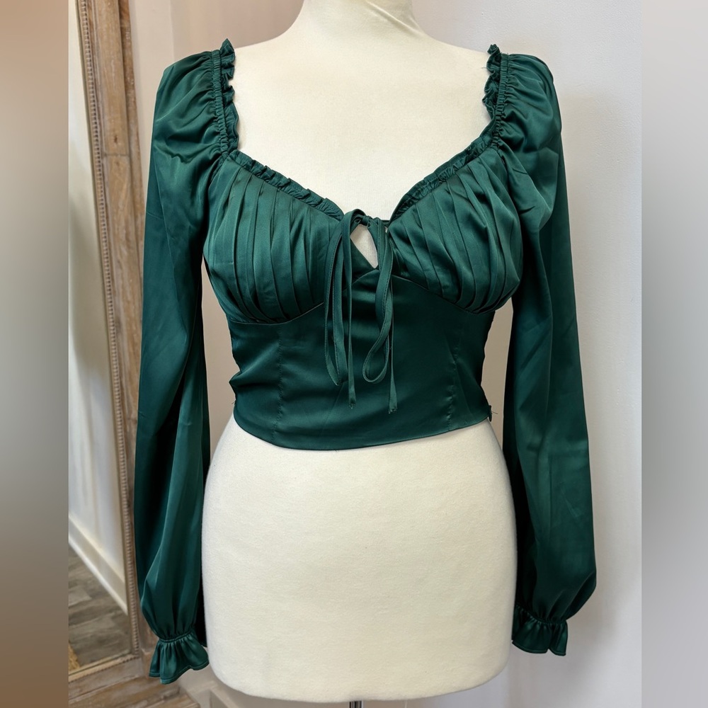 Emerald Green Crop Top